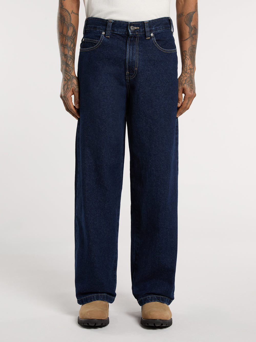 Jeans Wide Dickies Hilham da Uomo - Denim
