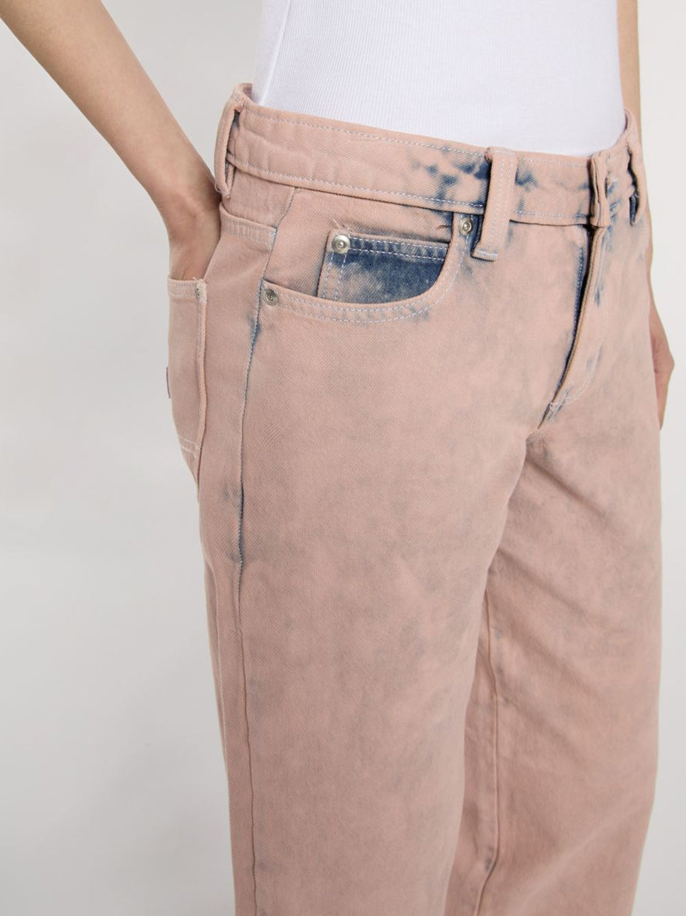 Jeans Wide Dickies da Donna - Rosa