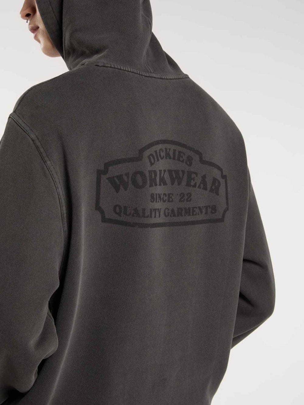 Felpa Cappuccio Dickies Christiana da Uomo - Nero