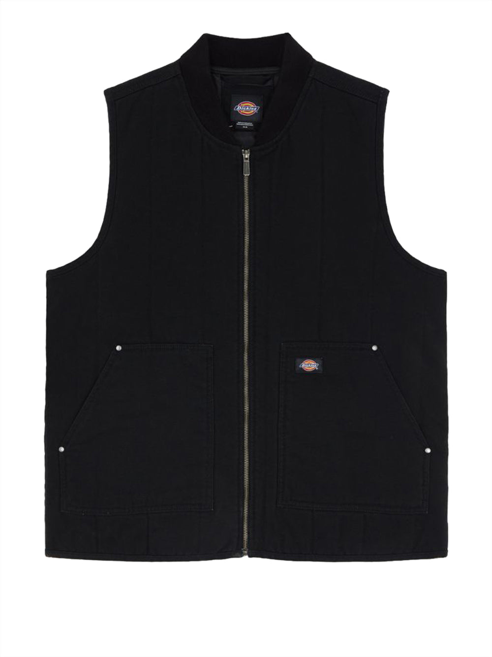 Smanicato Dickies Quilted Canvas Vest da Uomo - Nero