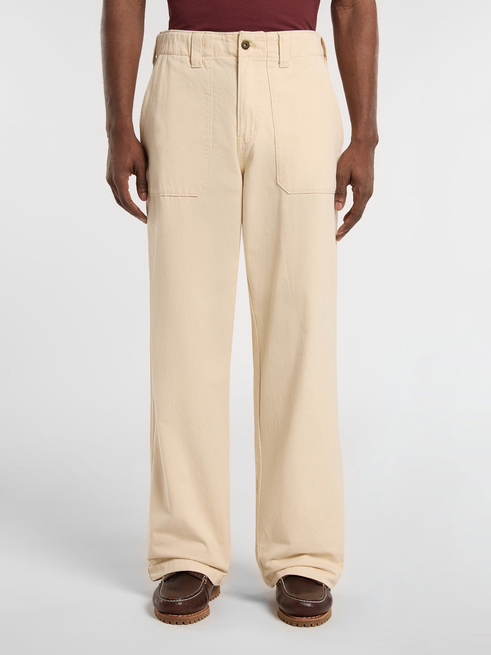 Pantalone Straight Dickies Forth Smith da Uomo - Avorio