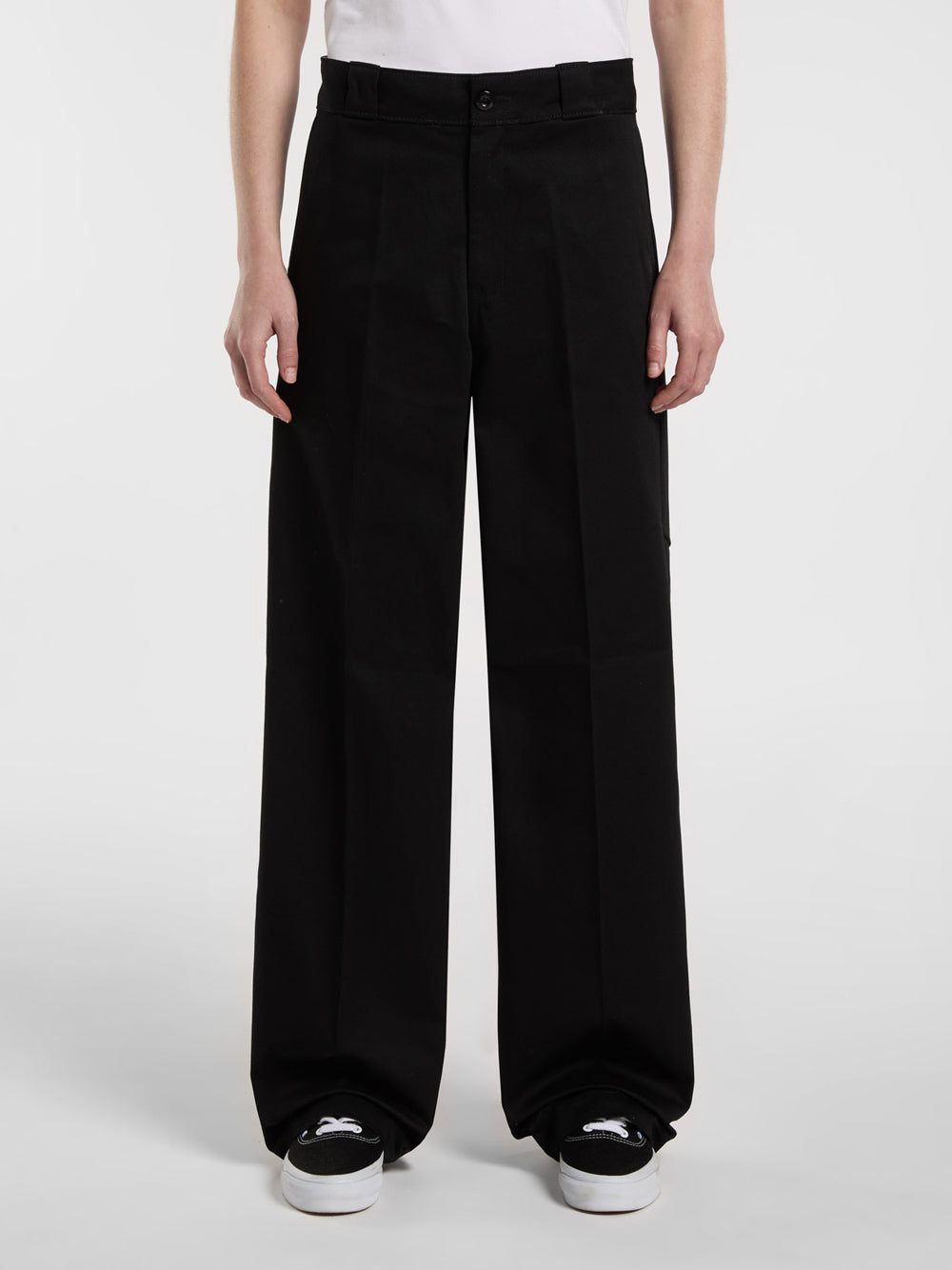 Pantalone Straight Dickies 247 Loose Work Pant W da Donna - Nero