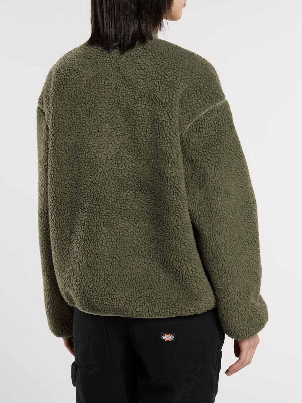 Bomber Dickies Central Sherpa Bomber da Donna - Verde