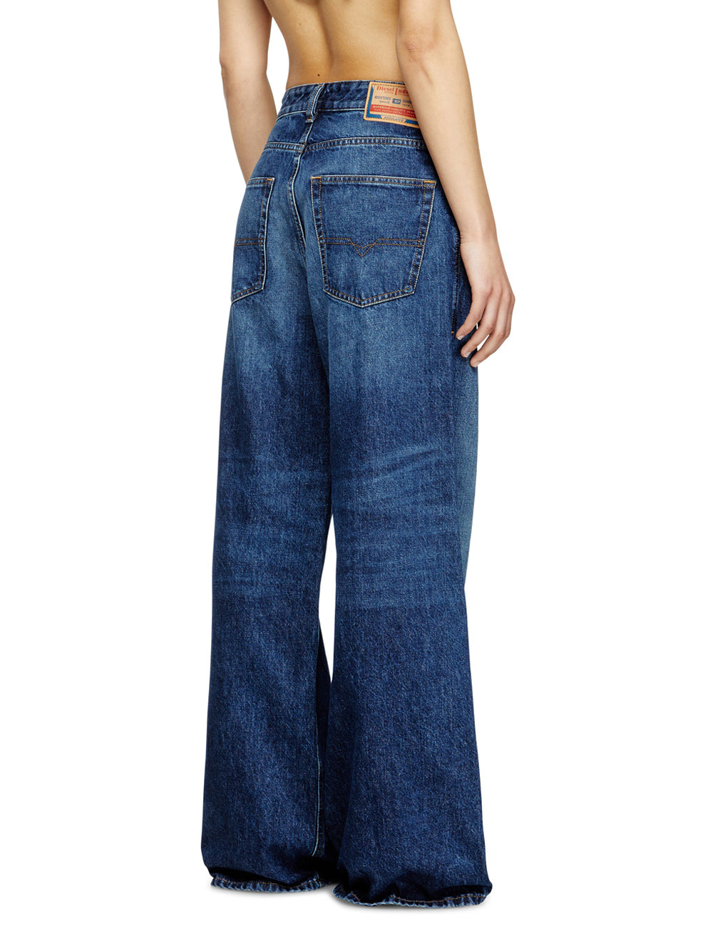 Jeans Wide Diesel Sire da Donna - Denim