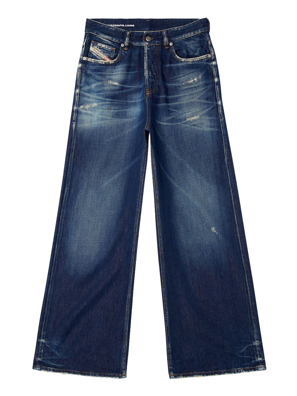 Jeans Wide Diesel Sire da Donna - Denim