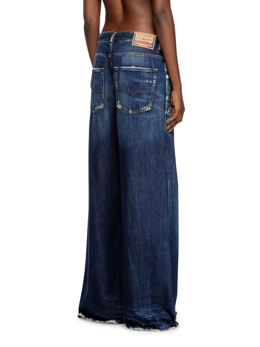 Jeans Wide Diesel Sire da Donna - Denim