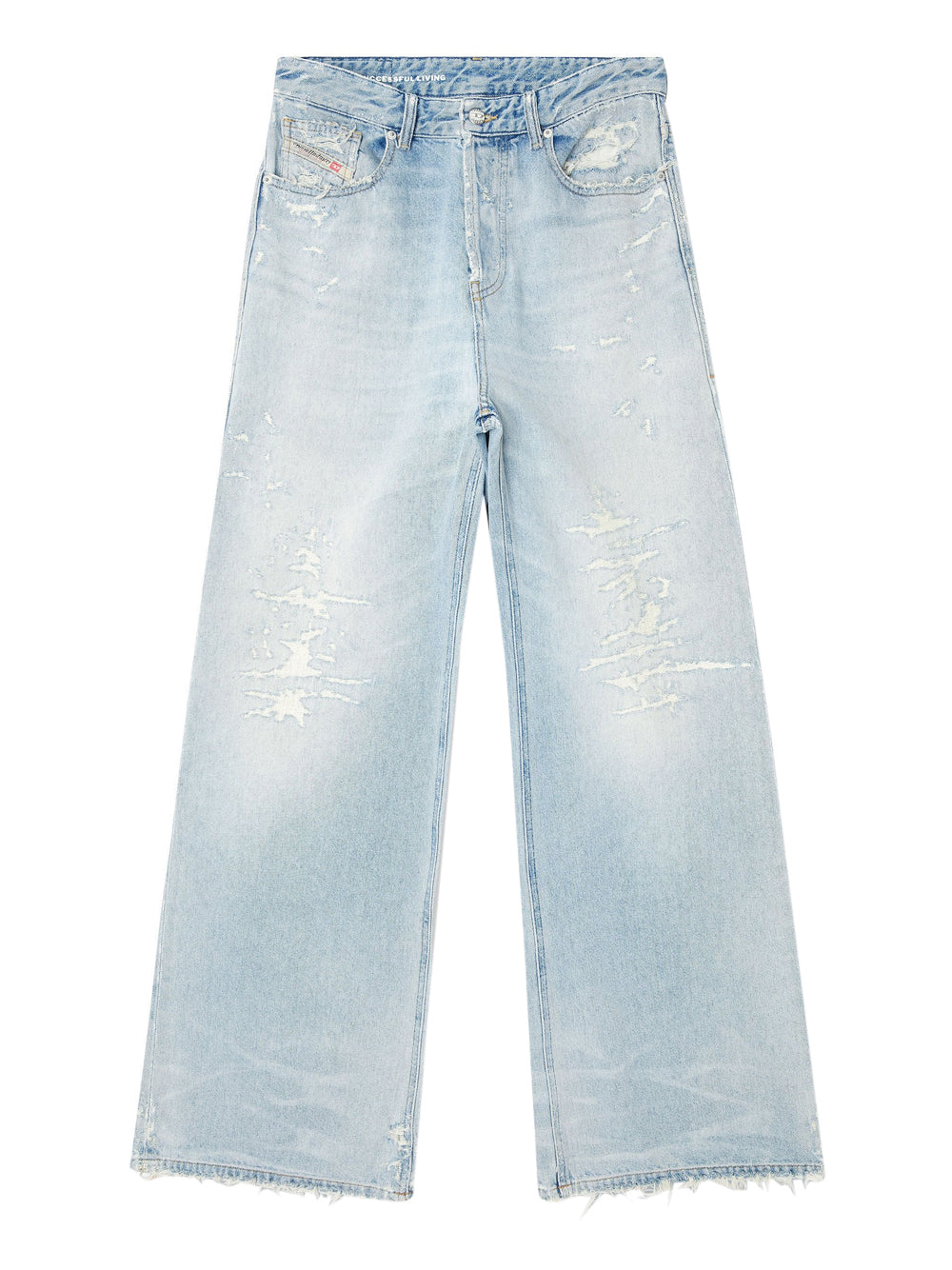 Jeans Wide Diesel Sire da Donna - Denim