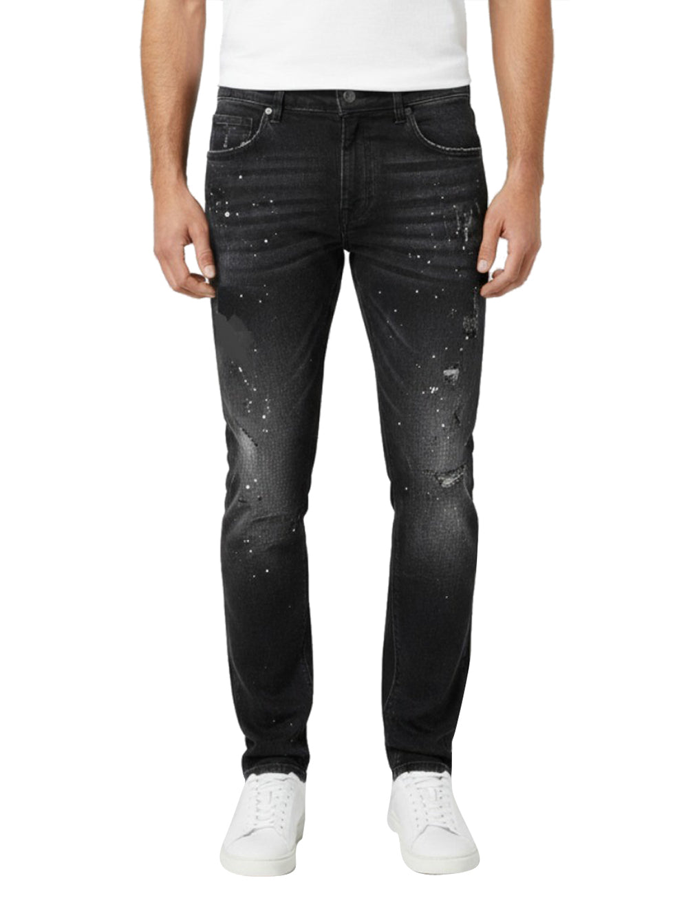 Jeans Slim Drop Season 2 da Uomo - Nero