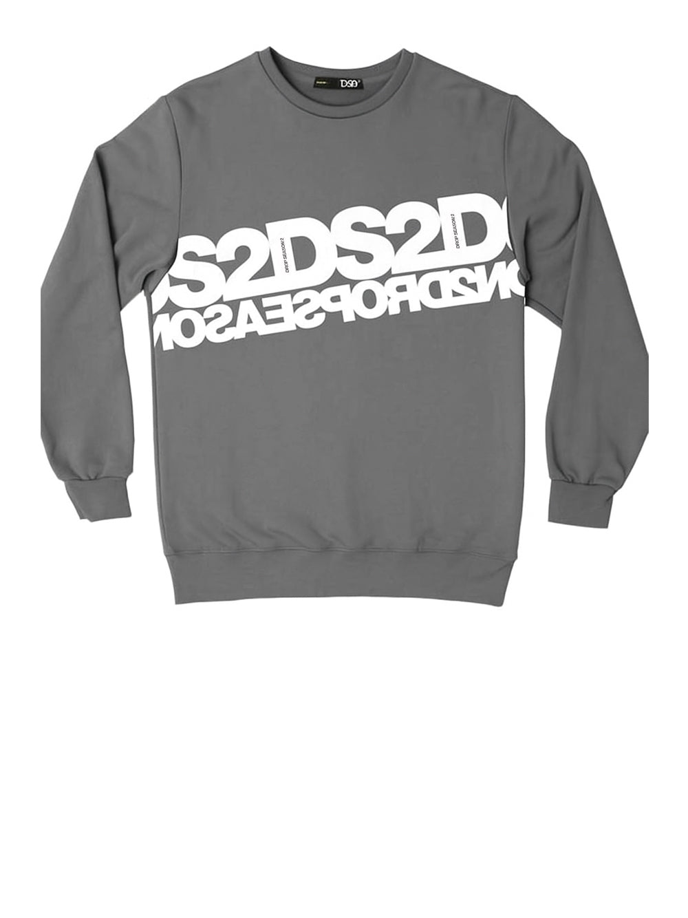 Felpa Girocollo Drop Season 2 da Uomo - Grigio