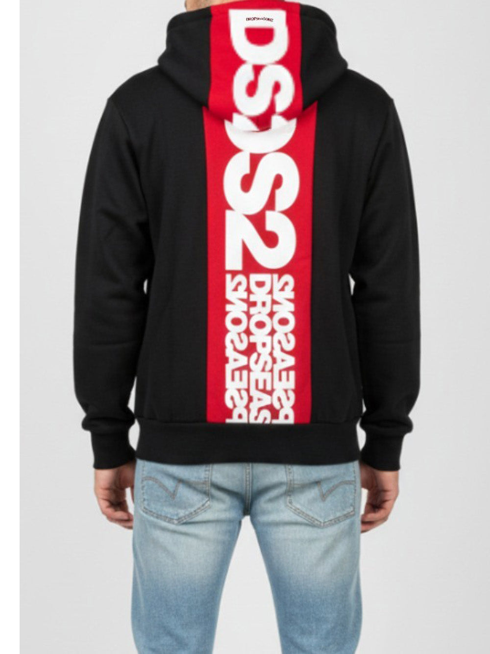 Felpa Zip Drop Season 2 da Uomo - Nero