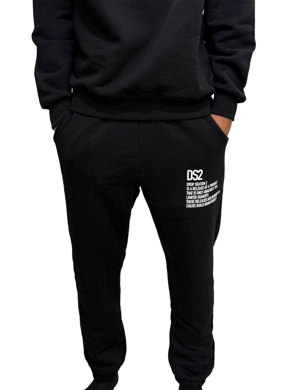 Pantalone Tuta Drop Season 2 da Uomo - Nero