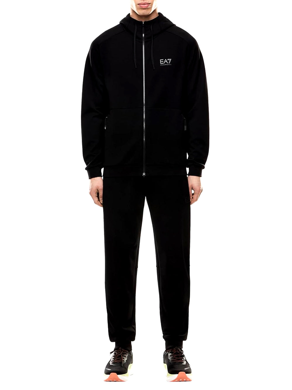 Ea7 Emporio Armani Tuta Uomo Mod. 7M000665 AF12501 UC001 Nero