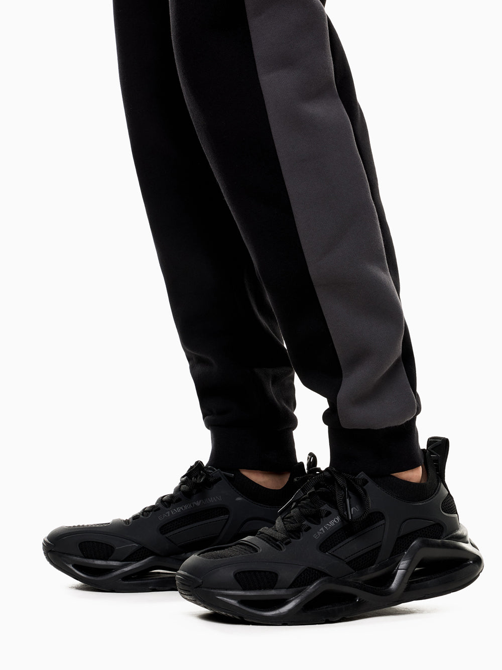 Tuta Sportiva Ea7 da Uomo - Grigio Nero