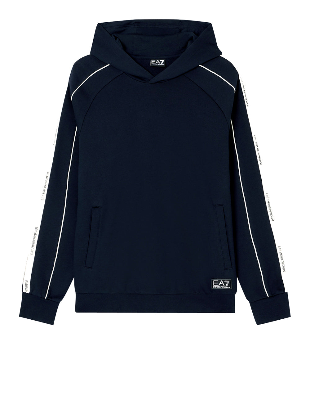 Felpa Cappuccio Ea7 da Uomo - Blu