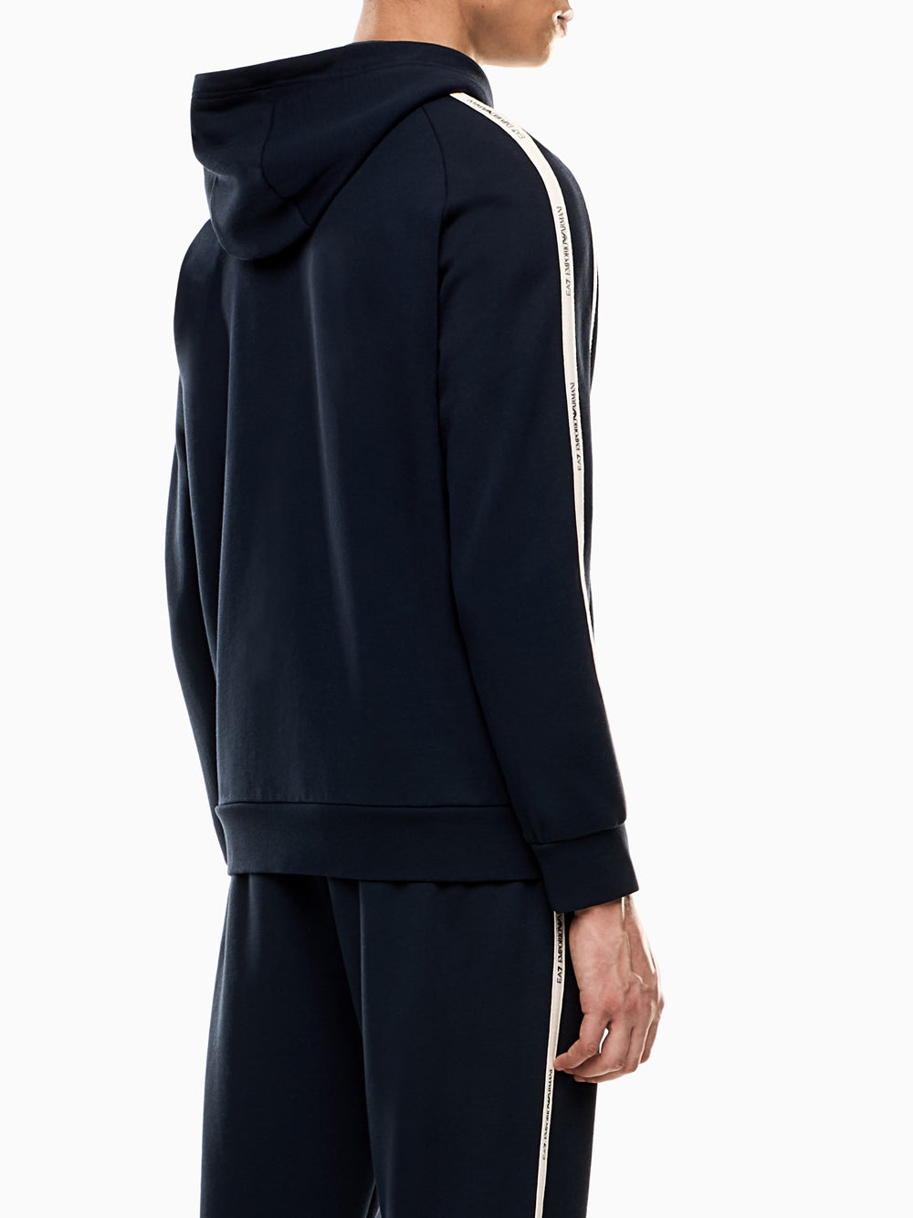 Felpa Zip Ea7 da Uomo - Blu