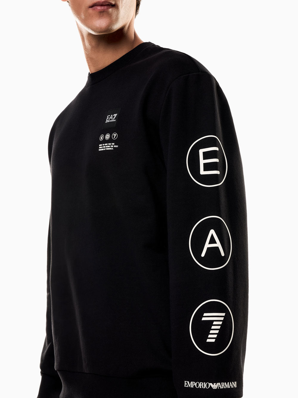 Felpa Ea7 da Uomo - Nero