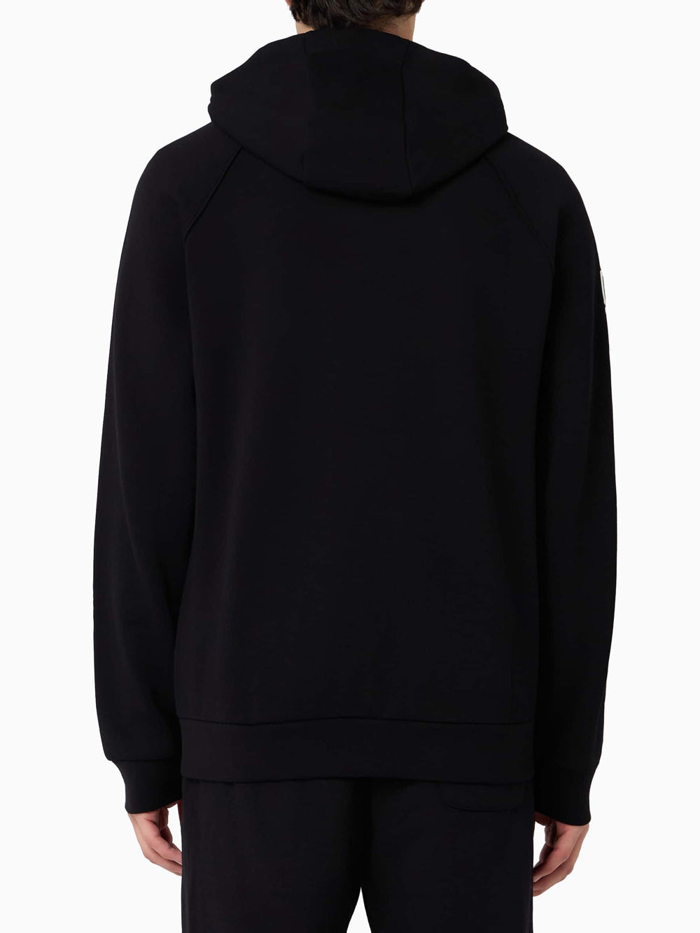 Felpa Zip Ea7 da Uomo - Nero