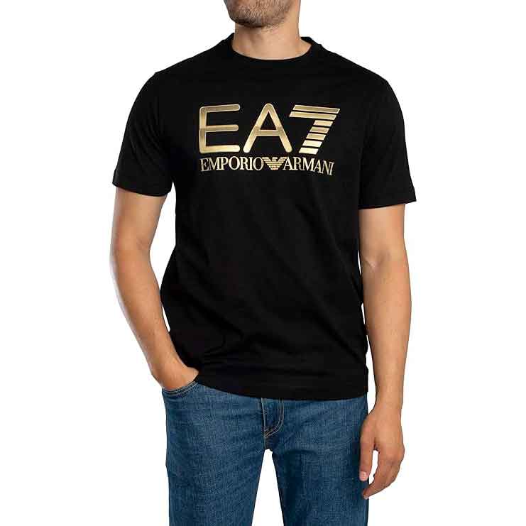 Ea7 Emporio Armani T-shirt Uomo Mod. 7M001189 AF17789 UC001 Nero