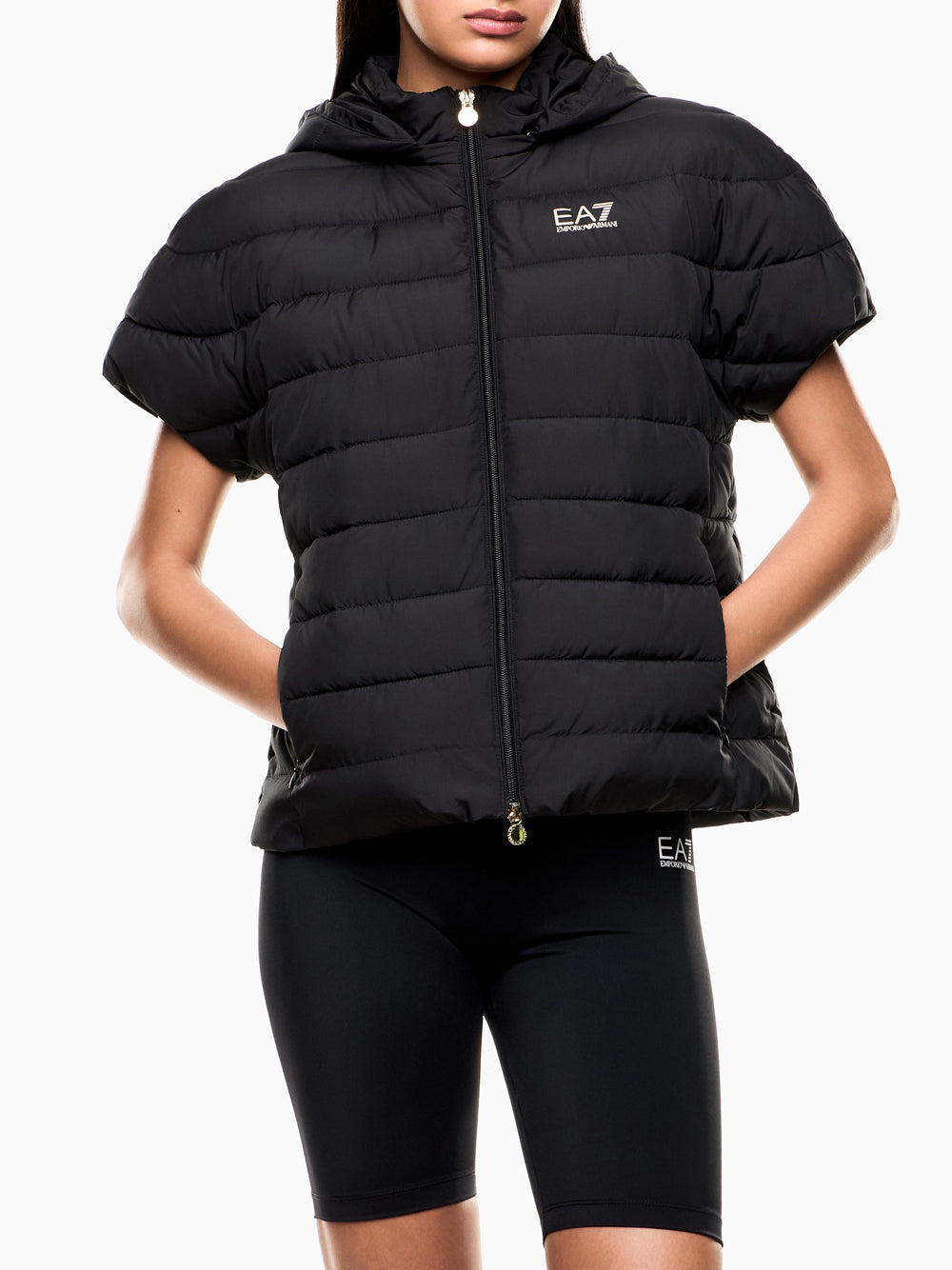 Smanicato Ea7 da Donna - Nero