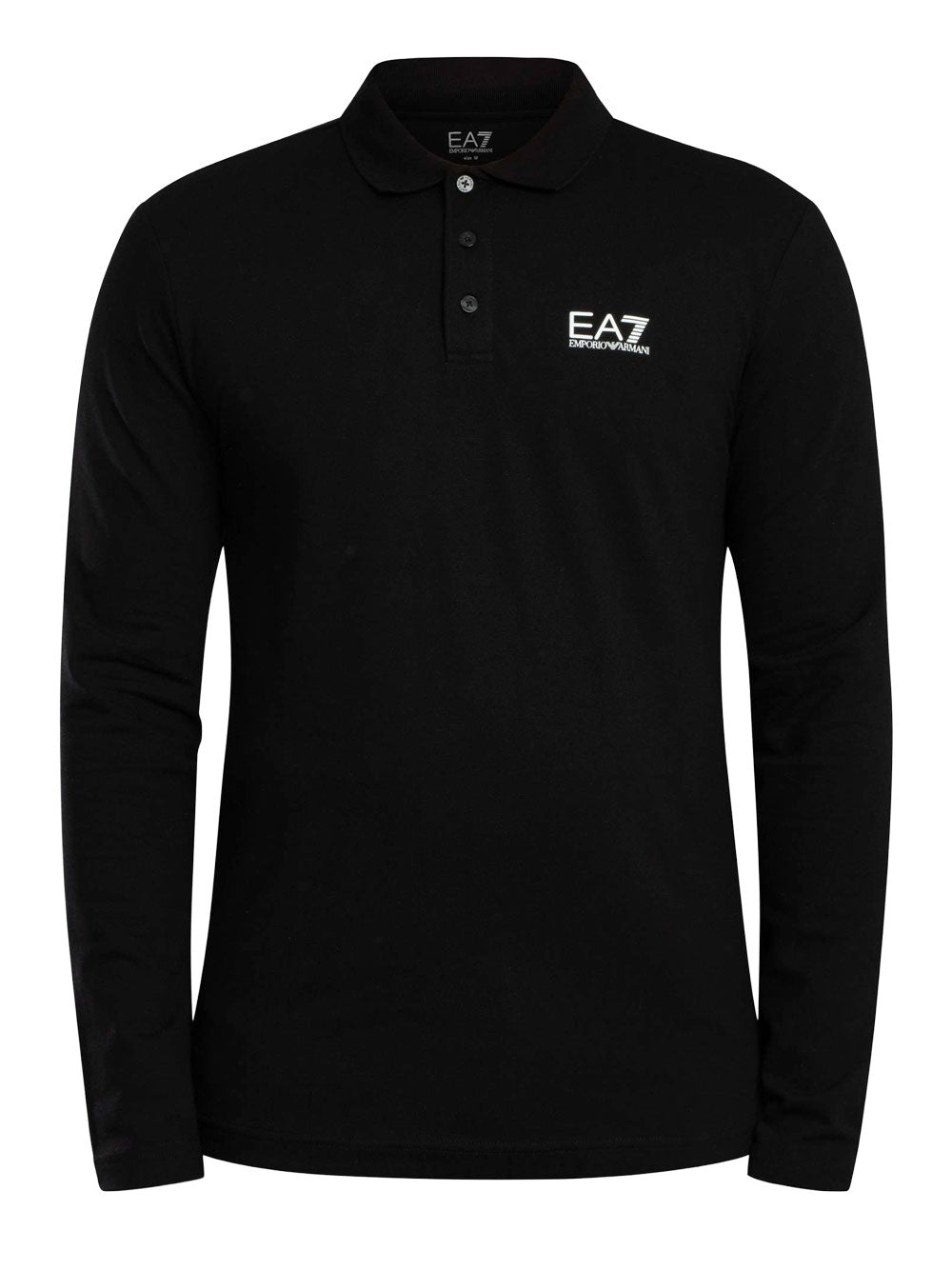 Polo Ea7 da Uomo - Nero