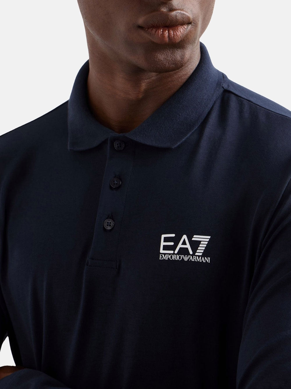 Polo Ea7 da Uomo - Blu