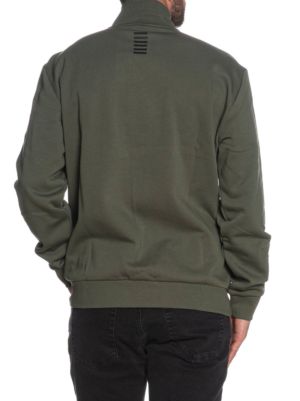 Felpa Zip Ea7 da Uomo - Verde