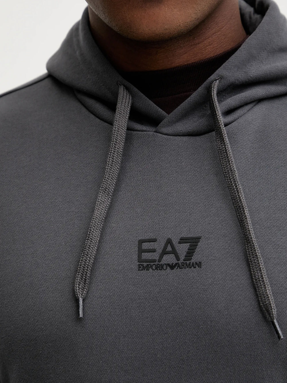Felpa Cappuccio Ea7 da Uomo - Grigio