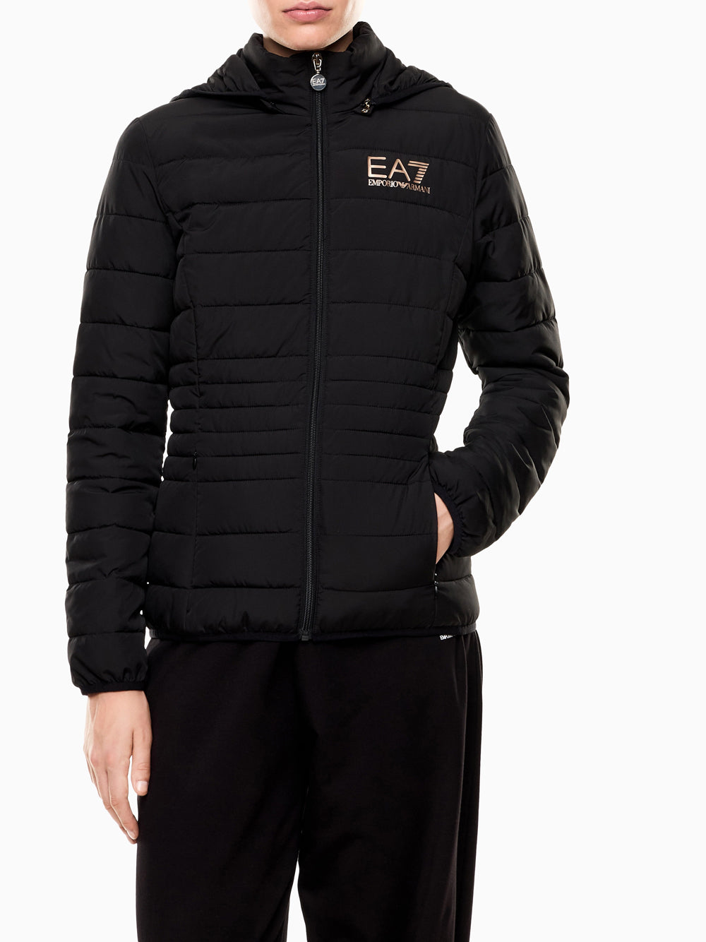 Piumino Ea7 da Donna - Nero