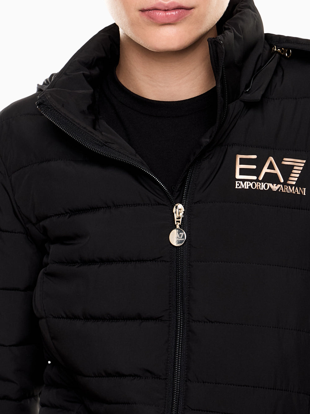 Piumino Ea7 da Donna - Nero