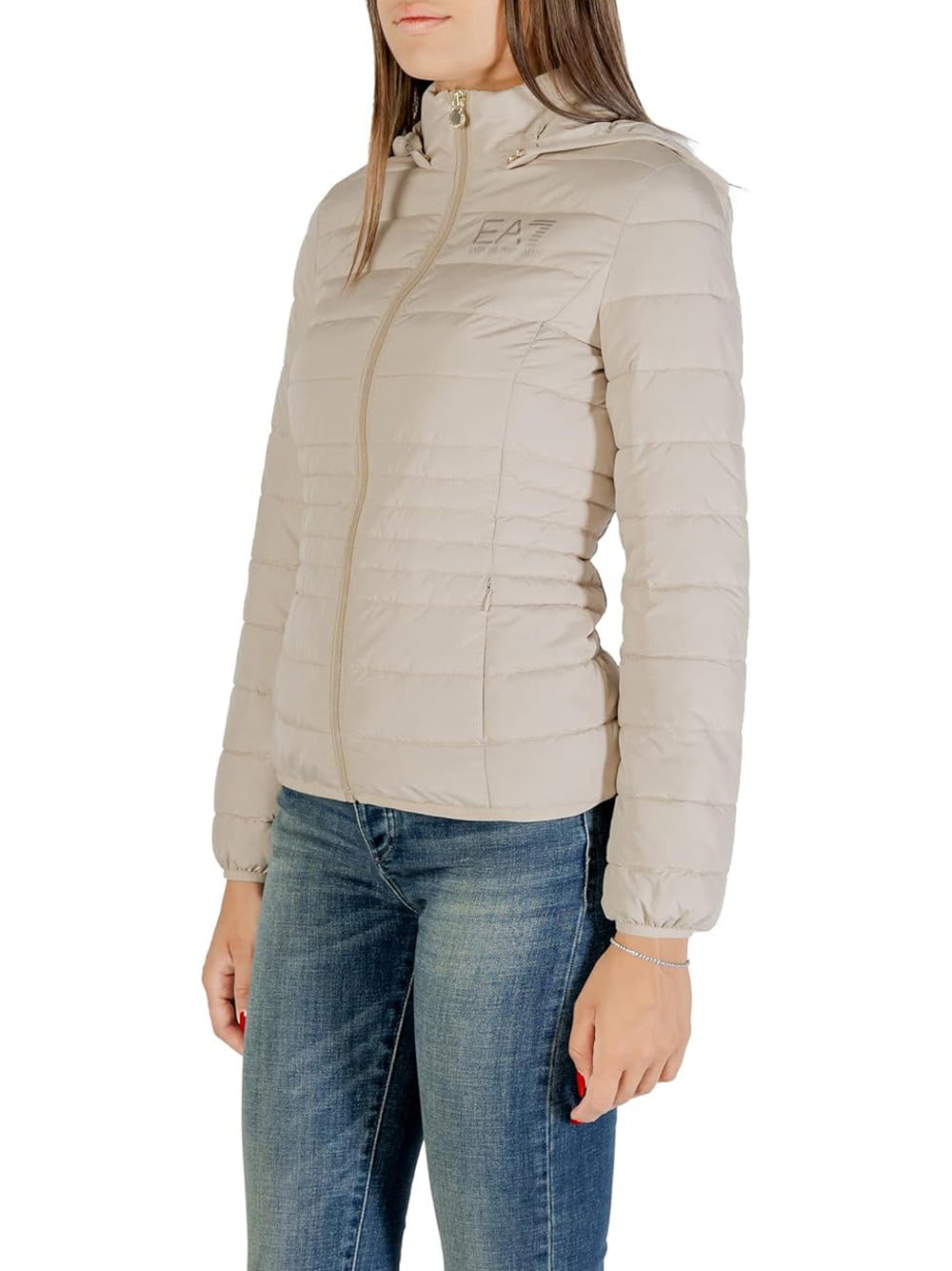 Ea7 Emporio Armani Giubbotto corto Donna Mod. 8NTB23 TNF8Z U1046 Beige