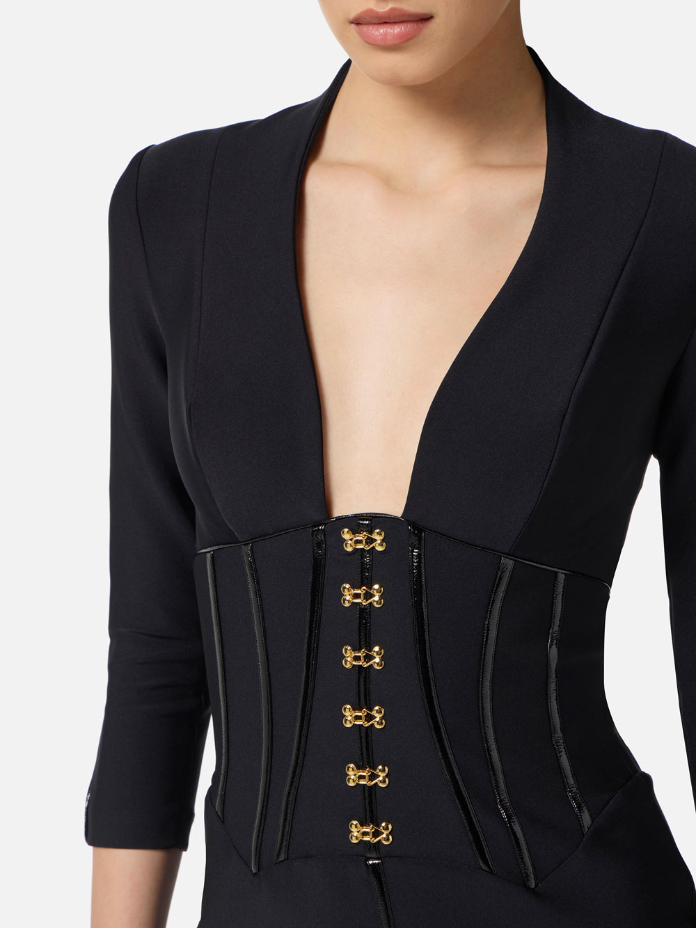 Vestito Mini Elisabetta Franchi da Donna - Nero
