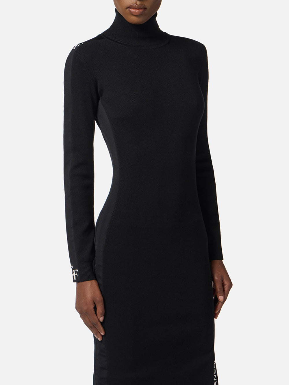 Vestito Midi Elisabetta Franchi da Donna - Nero