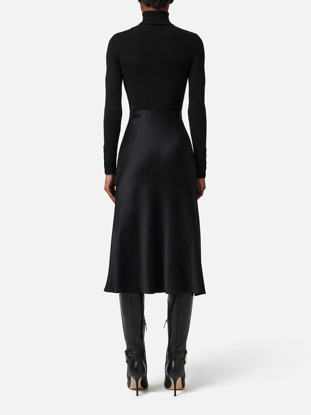 Vestito Midi Elisabetta Franchi da Donna - Nero