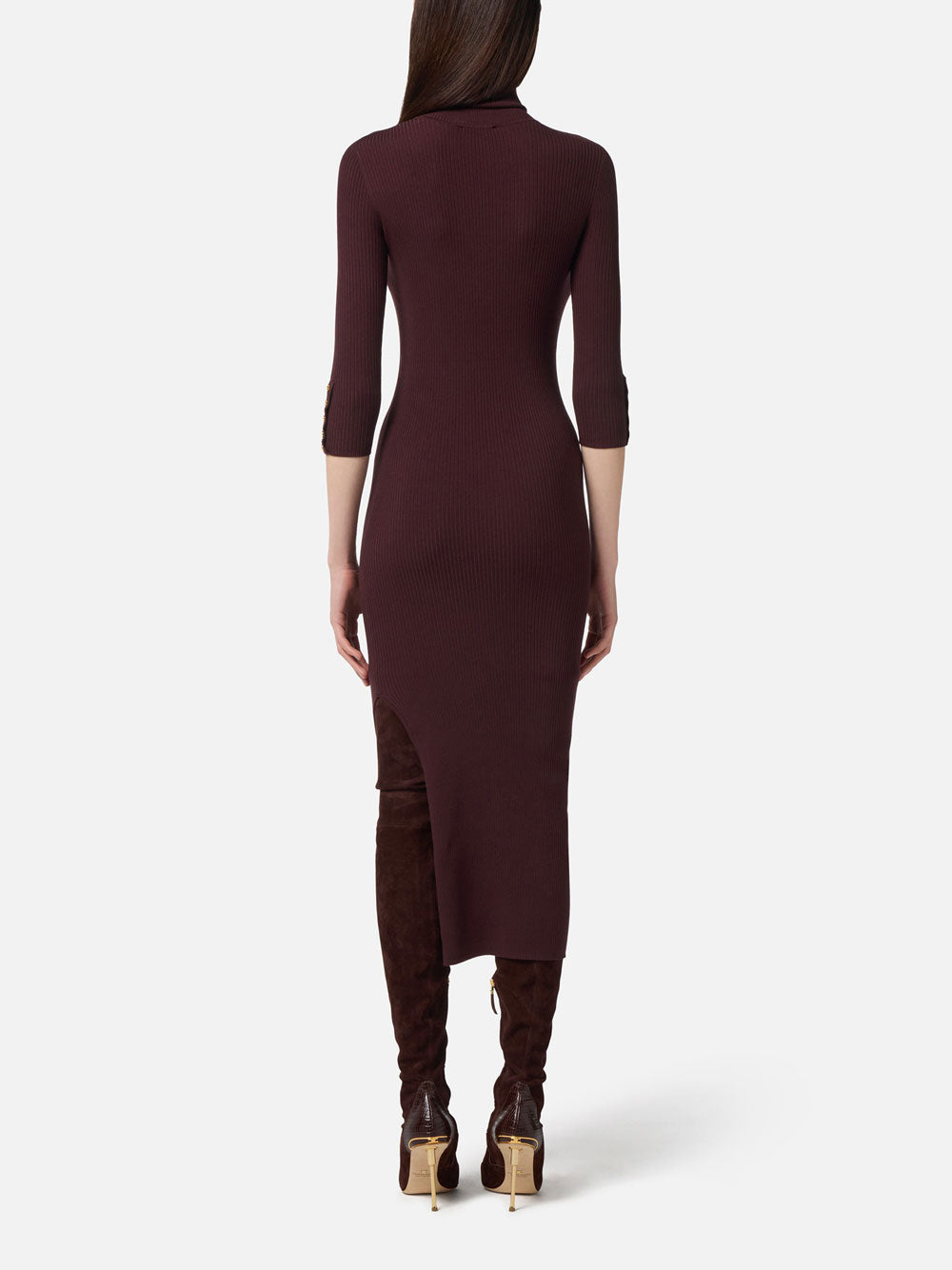 Vestito Midi Elisabetta Franchi da Donna - Bordeaux