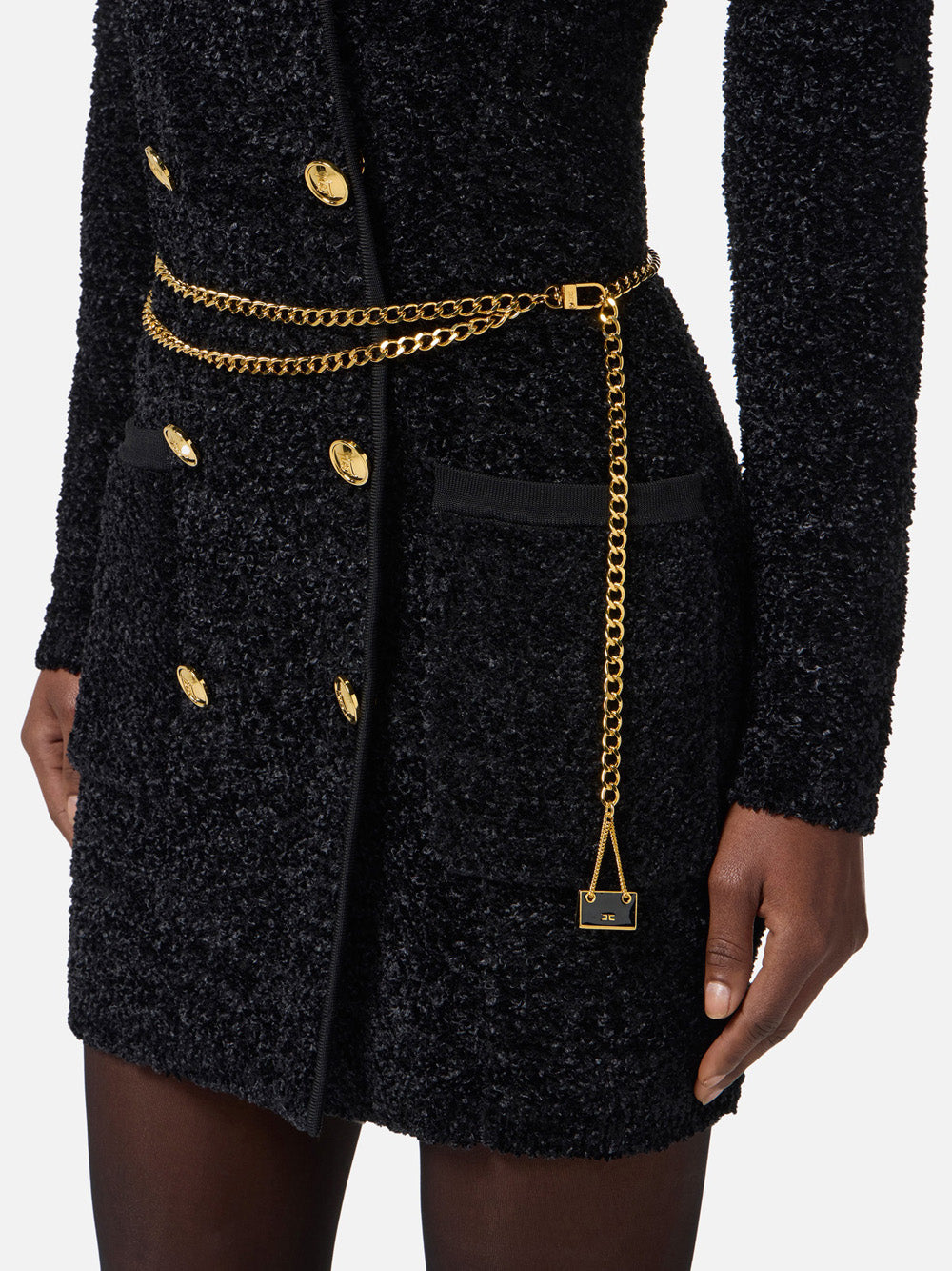 Vestito Mini Elisabetta Franchi da Donna - Nero