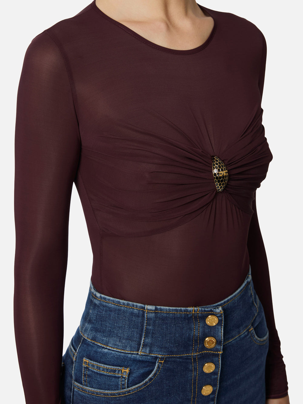 Body Elisabetta Franchi da Donna - Bordeaux