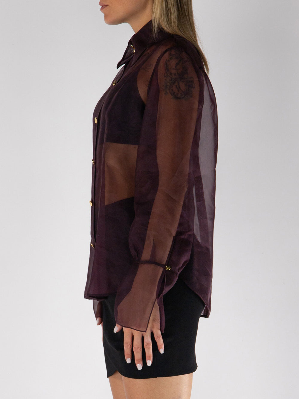 Camicia Elisabetta Franchi da Donna - Merlot Bordeaux