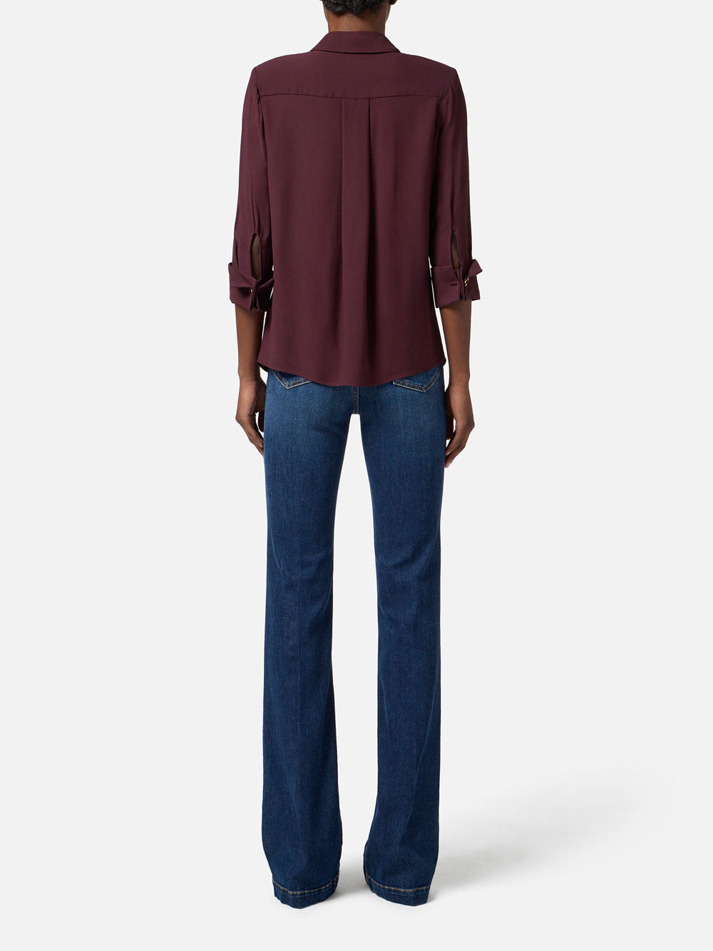 Camicia Elisabetta Franchi da Donna - Merlot Bordeaux