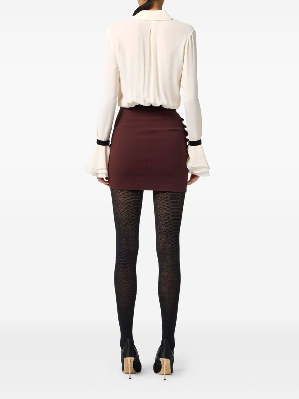 Camicia Elisabetta Franchi da Donna - Milk Nero Bianco