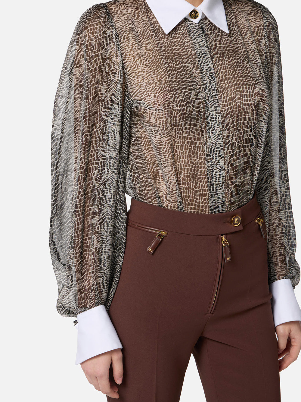 Camicia Body Elisabetta Franchi da Donna - Nero