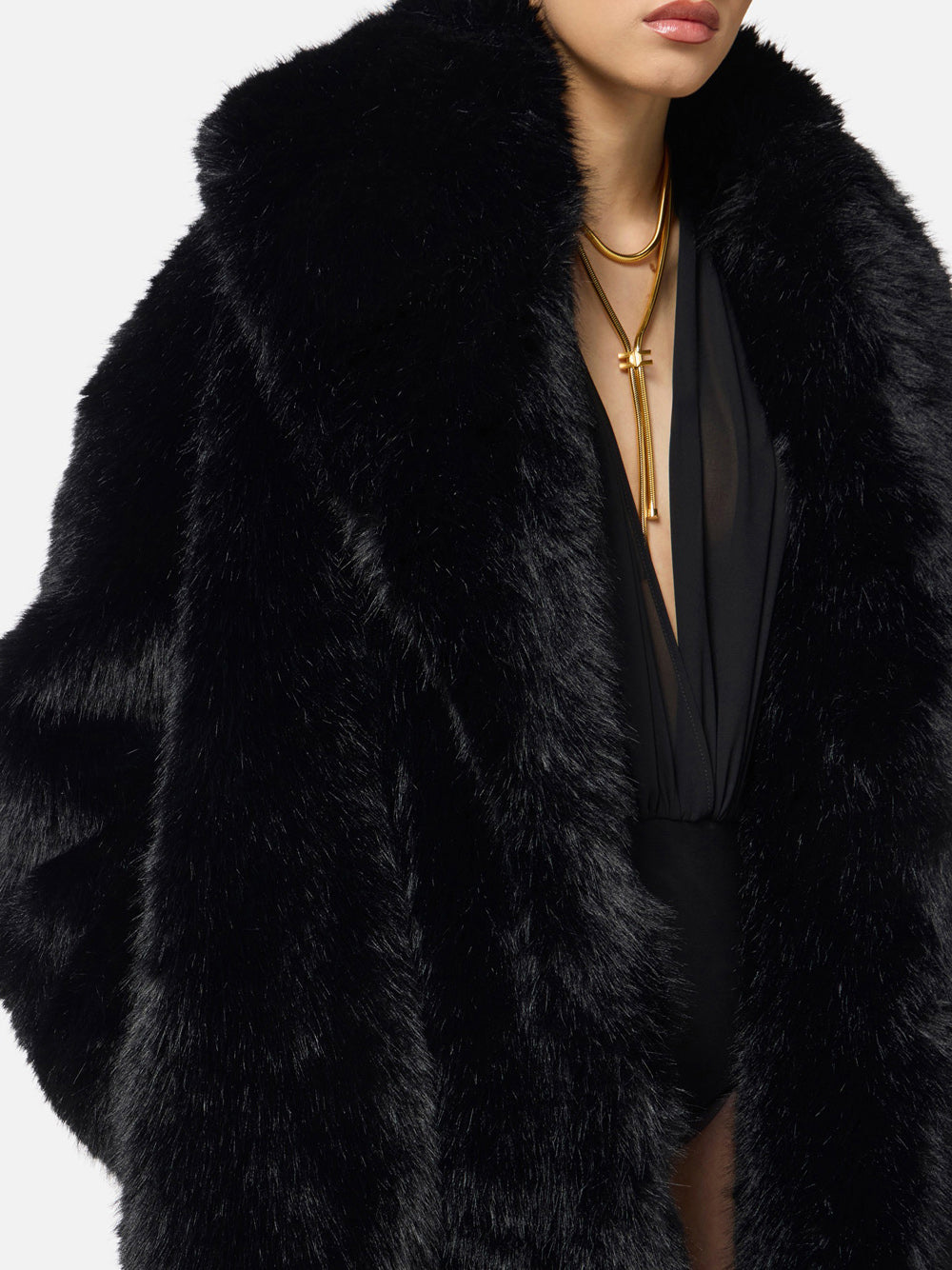 Cappotto Elisabetta Franchi da Donna - Nero