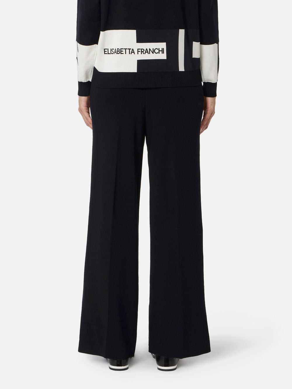 Pantalone Palazzo Elisabetta Franchi da Donna - Nero