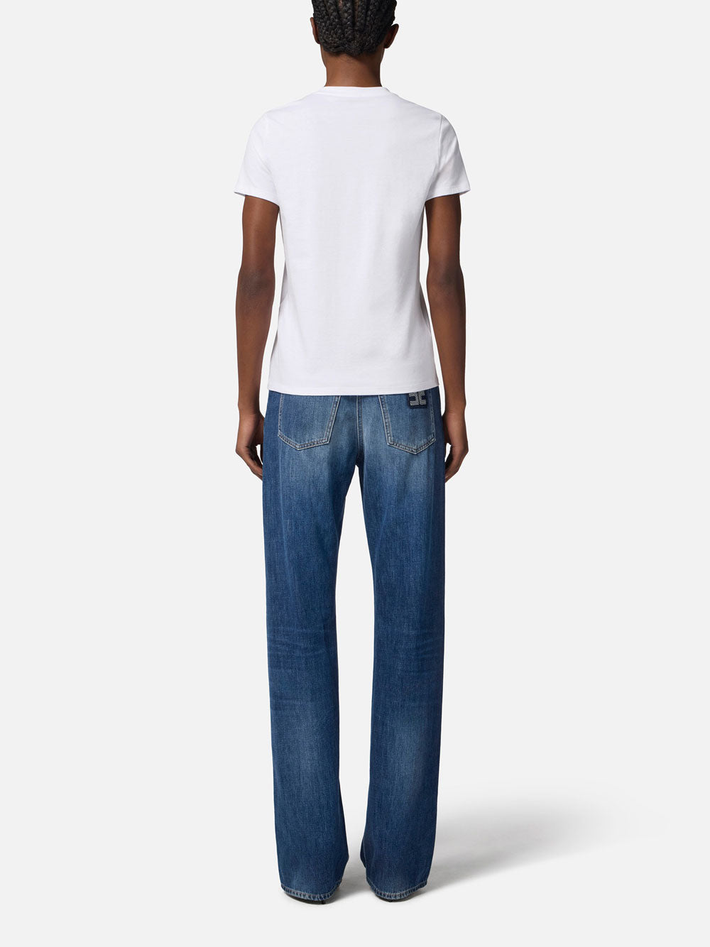 T-shirt Elisabetta Franchi da Donna - Gesso Avorio