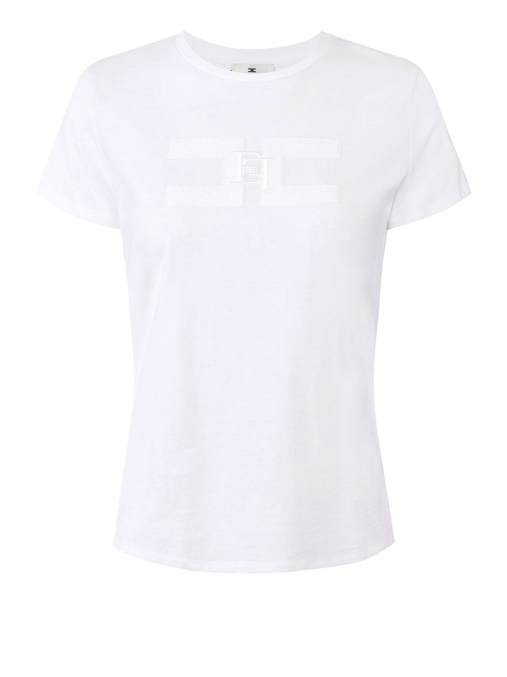 T-shirt Elisabetta Franchi da Donna - Gesso Avorio
