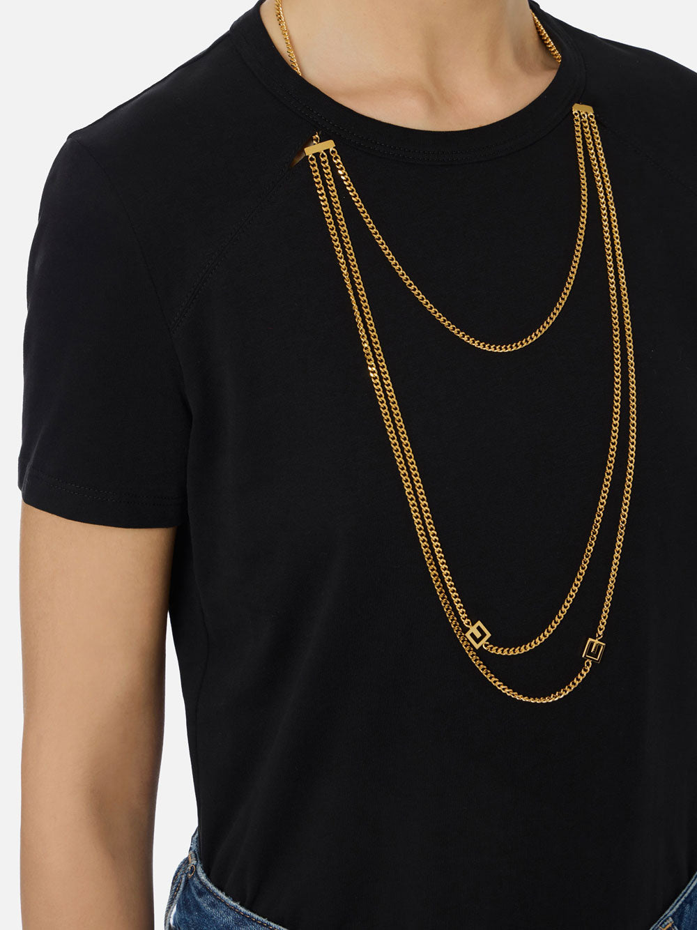 T-shirt Elisabetta Franchi da Donna - Nero