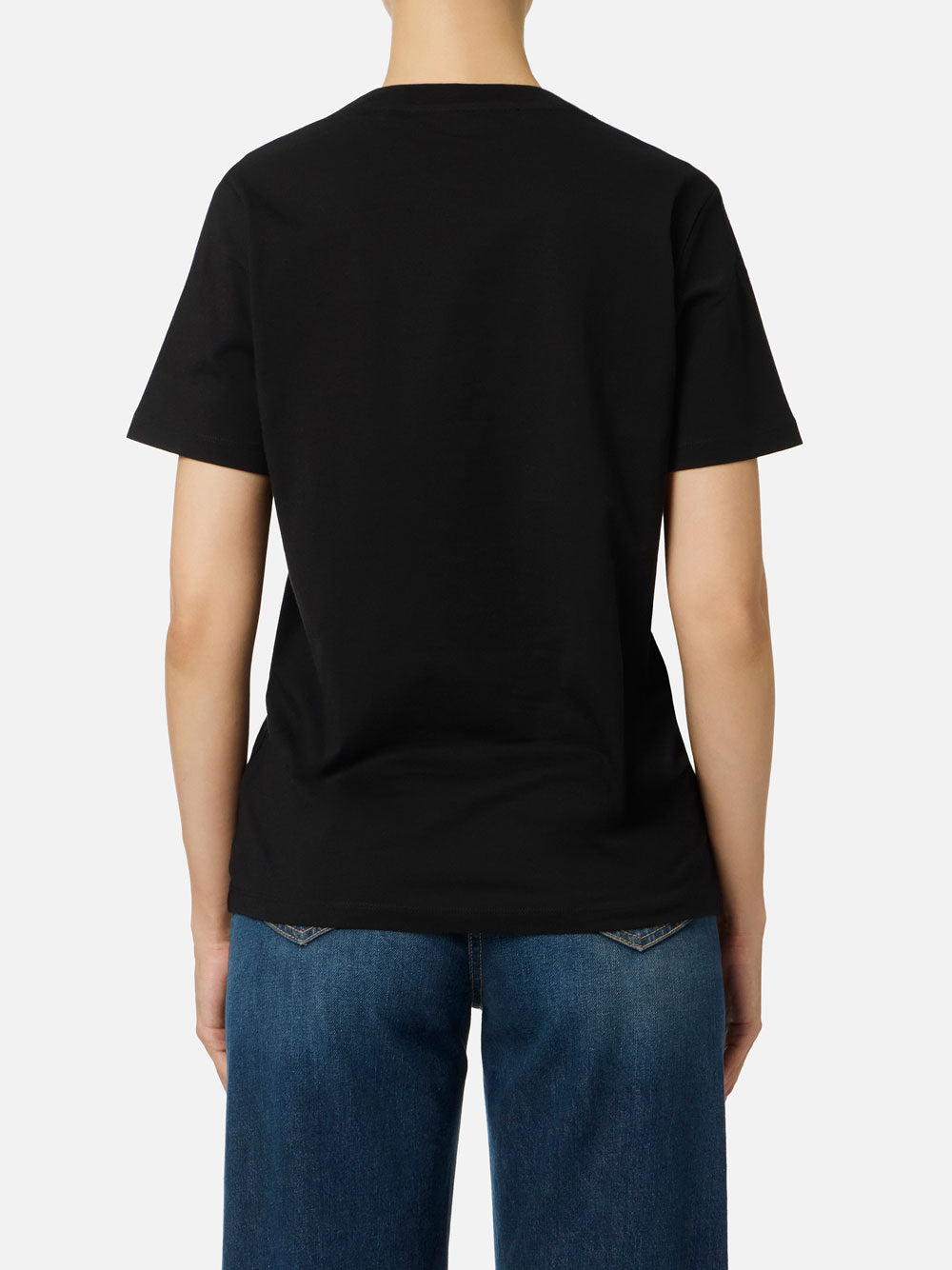 T-shirt Elisabetta Franchi da Donna - Nero