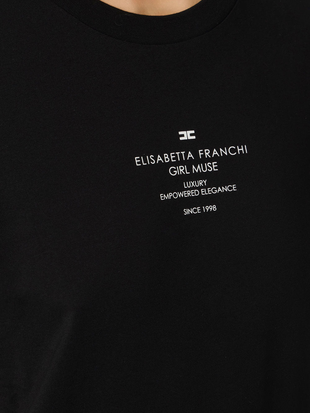 T-shirt Elisabetta Franchi da Donna - Nero