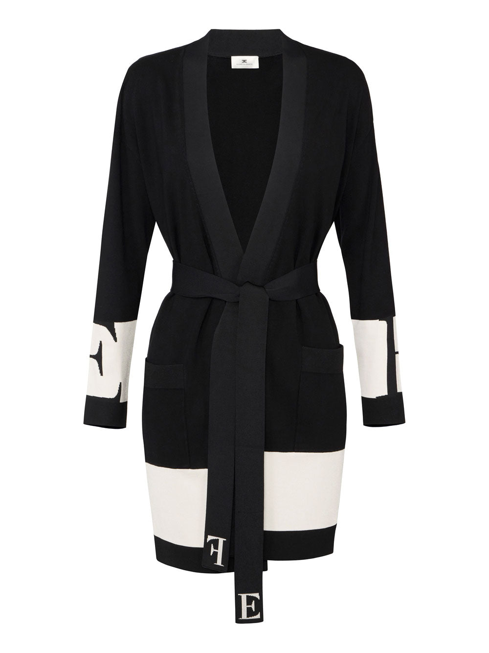 Cardigan Elisabetta Franchi da Donna - Milk Nero
