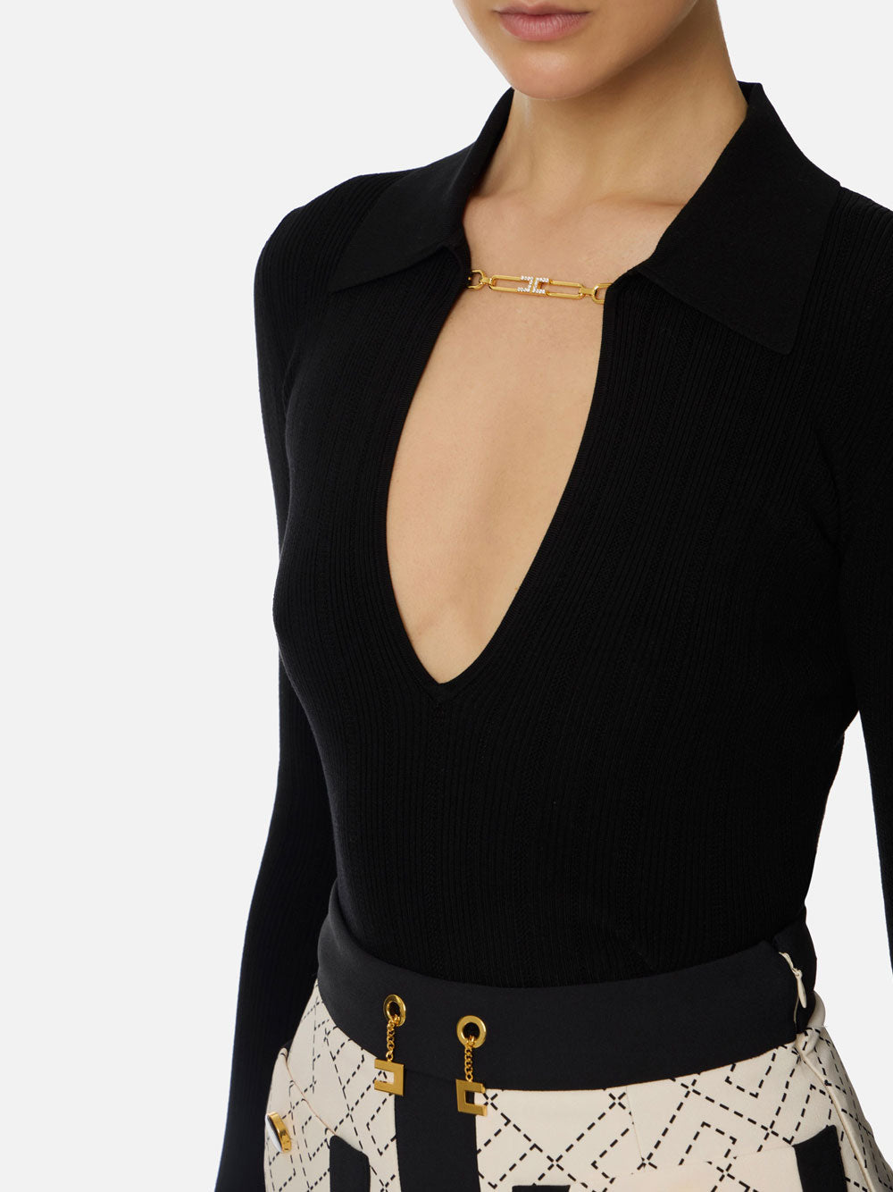 Maglia Elisabetta Franchi da Donna - Nero