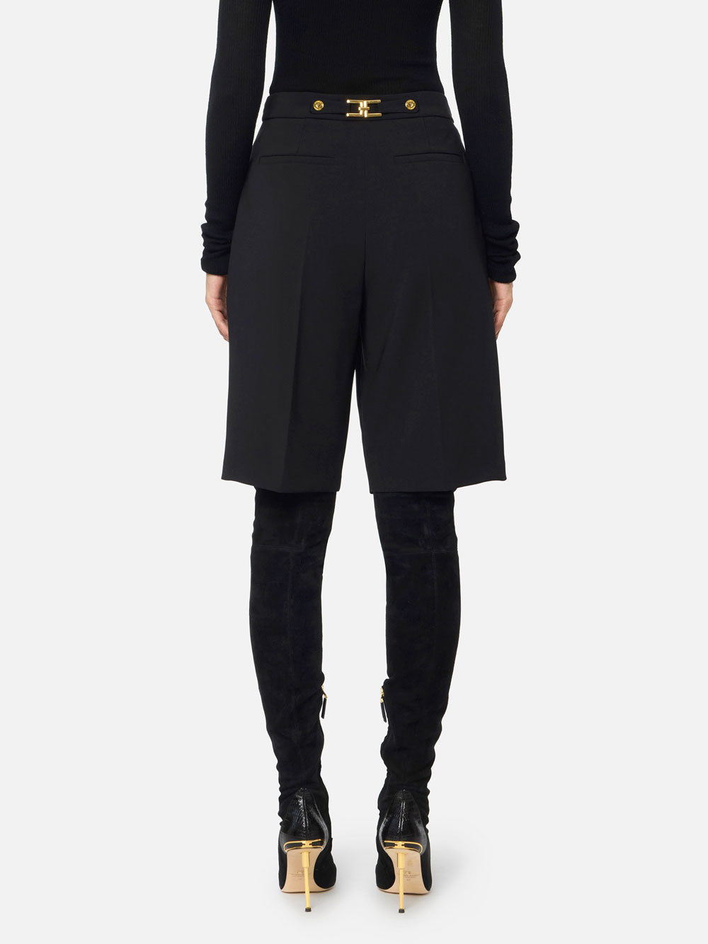 Bermuda Elisabetta Franchi da Donna - Nero